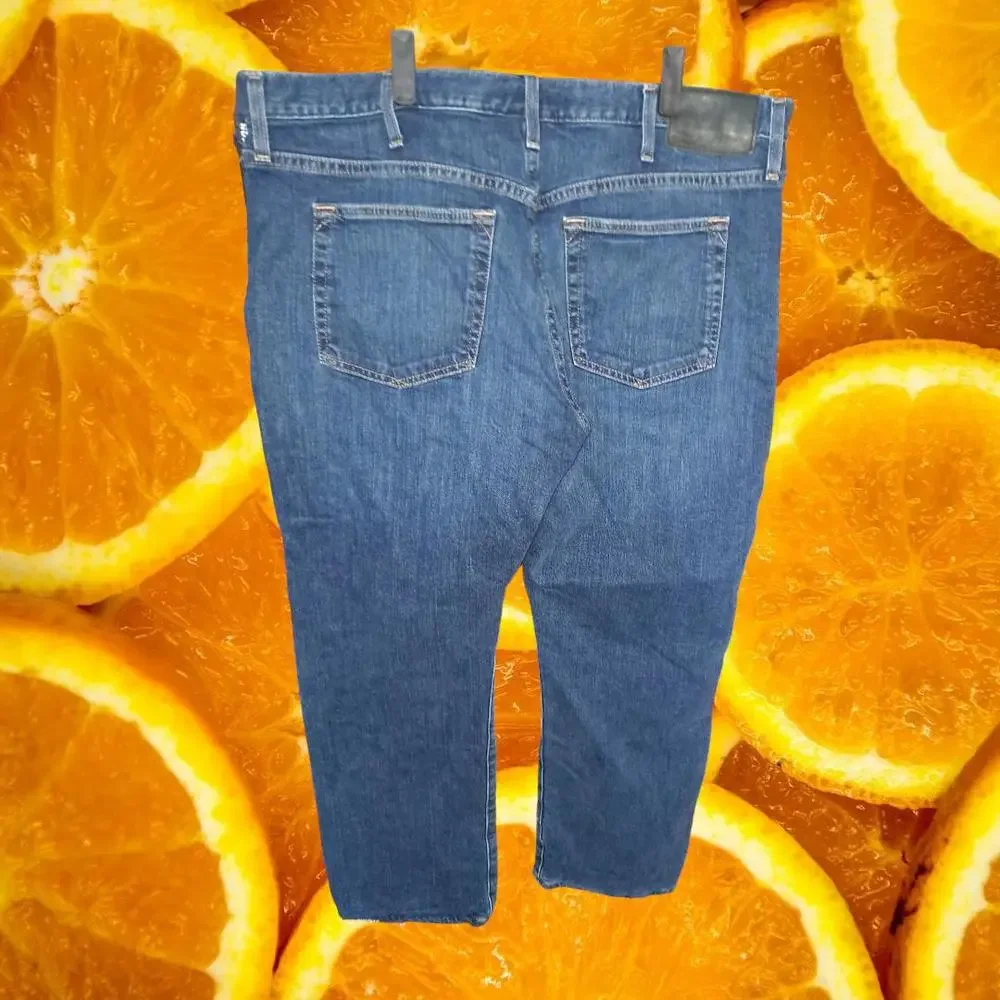 Eddie Bauer Flannel‎ Lined Blue Jeans Size 40x30